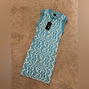 Fendi print like dress. Fits medium